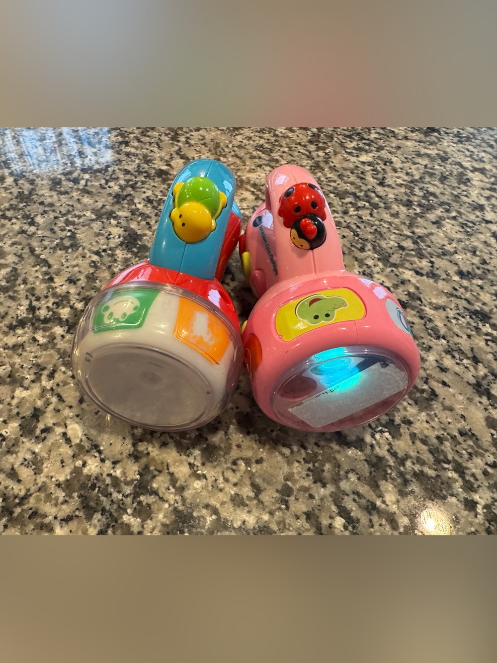 Two toddler flashlights with music and sounds